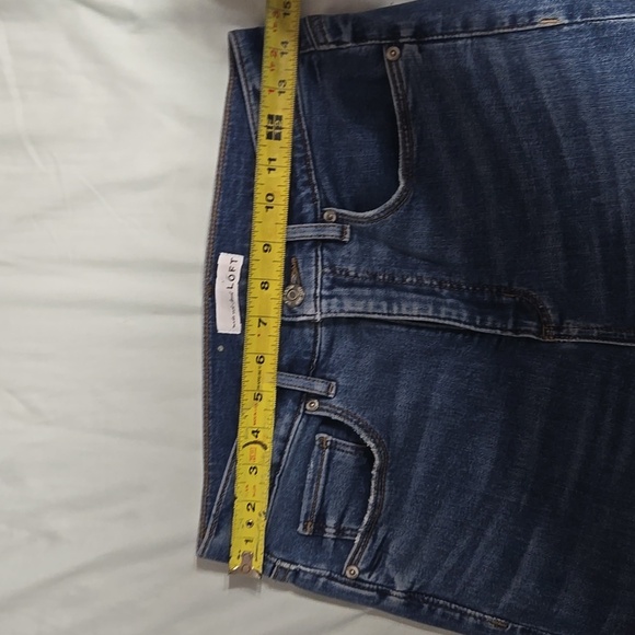 Loft The Skinny Jeans Raw Hem Sz 27 - Picture 8 of 10